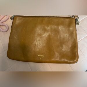 Fossil Women's Tan Leather Bag